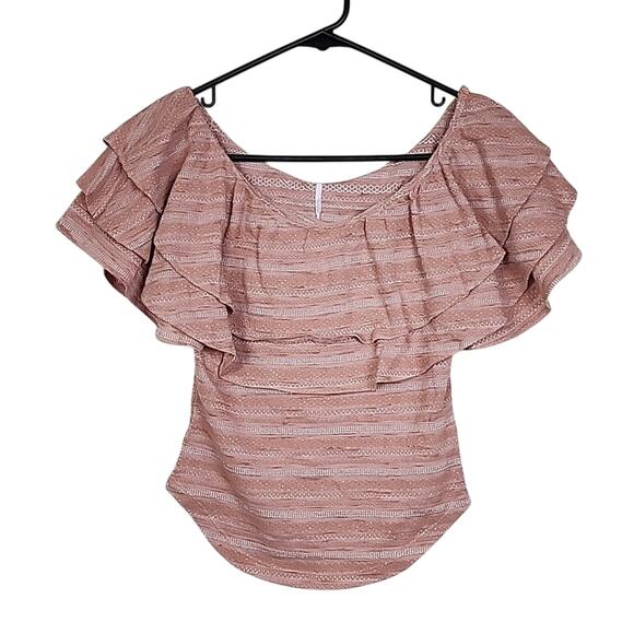 NWT Free People Heirloom Ruffle Blouse - Picture 1 of 10